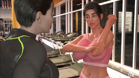 Gangbang, monster cock shemale