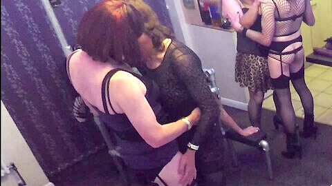 Crossdresser Orgy Party Porn - Perverted Crossdressers Fuck Hard At A Party - Shemale.Movie