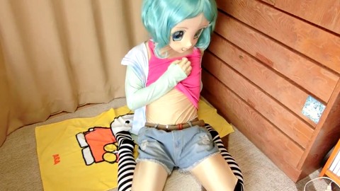 my kigurumi jacking and cumshot(uncensored)