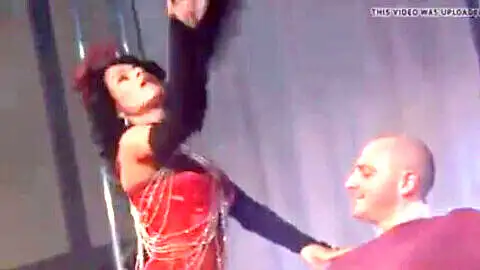 Hot livesex on stage, shemale live stage show